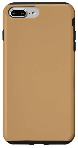 iPhone 7 Plus8 Plus Lion Brown Simple Plain Blank Neutral Solid Color Case