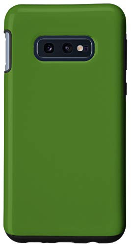 Galaxy S10e Sap Green Simple Plain Blank Neutral Solid Color Case