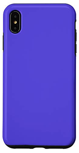 iPhone XS Max Majorelle Blue Simple Plain Blank Neutral Solid Color Case