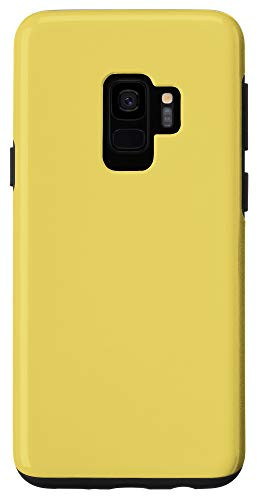 Galaxy S9 Hansa Yellow Simple Plain Blank Neutral Solid Color Case