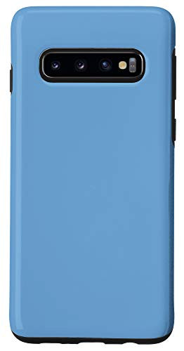 Galaxy S10 Iceberg Blue Simple Plain Blank Neutral Solid Color Case
