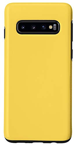Galaxy S10 Naples Yellow Simple Plain Blank Neutral Solid Color Case