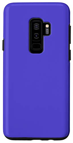 Galaxy S9 Iris Blue Simple Plain Blank Neutral Solid Color Case