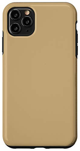 iPhone 11 Pro Max Light French Beige Simple Plain Blank Neutral Solid Color Case