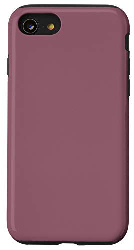 iPhone SE 2020  7  8 Raspberry Glace Simple Plain Blank Neutral Solid Color Case