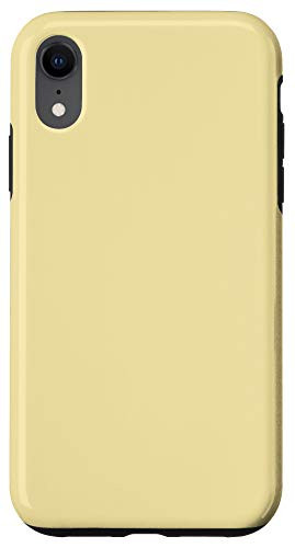 iPhone XR Vanilla Simple Plain Blank Neutral Solid Color Case