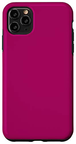 iPhone 11 Pro Max Jazzberry Jam Red Simple Plain Blank Neutral Solid Color Case