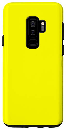 Galaxy S9 Lemon Simple Plain Blank Neutral Solid Color Case