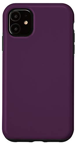 iPhone 11 Japanese Violet Simple Plain Blank Neutral Solid Color Case
