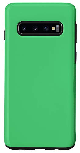 Galaxy S10 Emerald Green Simple Plain Blank Neutral Solid Color Case