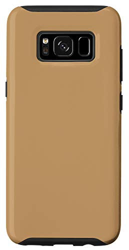 Galaxy S8 Fallow Beige Brown Simple Plain Blank Neutral Solid Color Case
