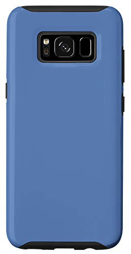 Galaxy S8 Glaucous Blue Simple Plain Blank Neutral Solid Color Case