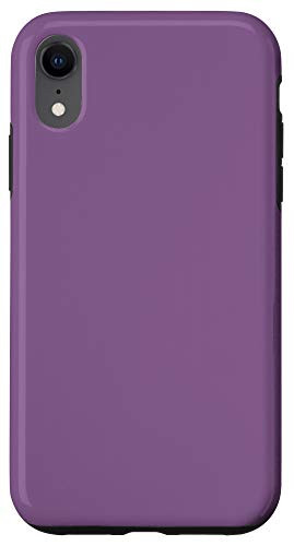 iPhone XR French Lilac Simple Plain Blank Neutral Solid Color Case
