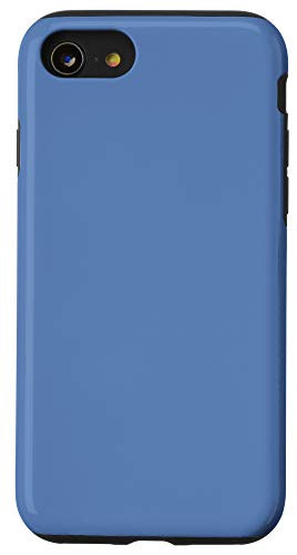 iPhone SE 2020  7  8 Glaucous Blue Simple Plain Blank Neutral Solid Color Case