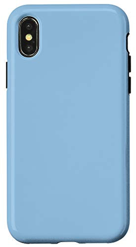 iPhone XXS Pale Cerulean Simple Plain Blank Neutral Solid Color Case