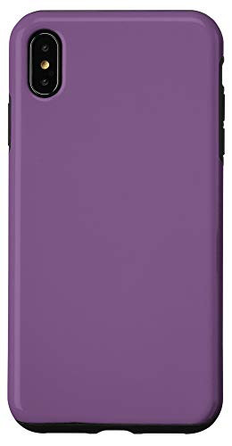 iPhone XS Max French Lilac Simple Plain Blank Neutral Solid Color Case