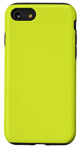 iPhone SE 2020  7  8 Pear Green-Yellow Simple Plain Blank Neutral Solid Color Case