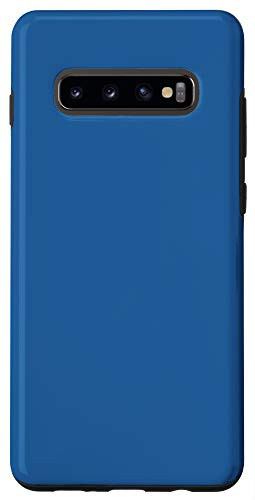 Galaxy S10 Lapis Blue Simple Plain Blank Neutral Solid Color Case