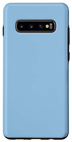 Galaxy S10 Pale Cerulean Simple Plain Blank Neutral Solid Color Case