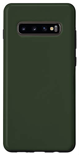 Galaxy S10 Kombu Green Simple Plain Blank Neutral Solid Color Case