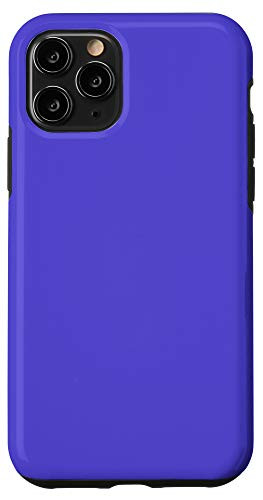 iPhone 11 Pro Iris Blue Simple Plain Blank Neutral Solid Color Case