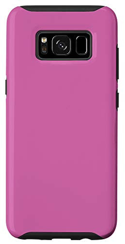 Galaxy S8 Super Pink Simple Plain Blank Neutral Solid Color Case