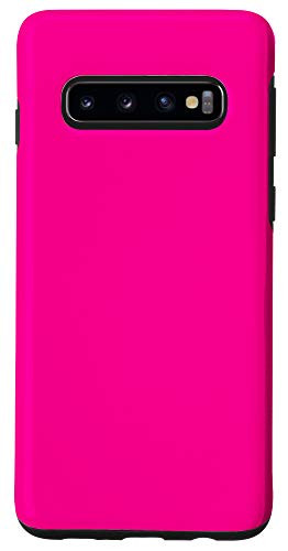 Galaxy S10 Magenta Violet Simple Plain Blank Neutral Solid Color Case