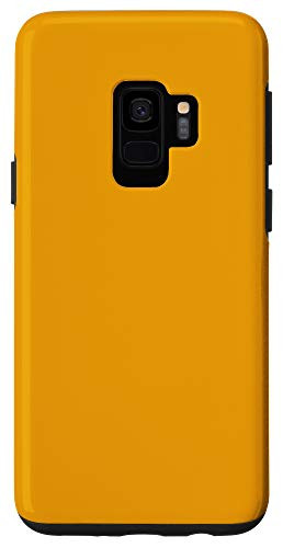 Galaxy S9 Gamboge Mustard Yellow Simple Plain Blank Solid Color Case