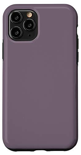 iPhone 11 Pro Old Lavender Simple Plain Blank Neutral Solid Color Case
