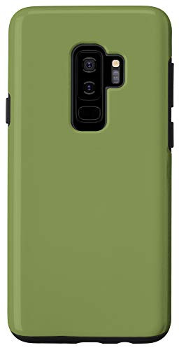 Galaxy S9 Moss Green Simple Plain Blank Neutral Solid Color Case