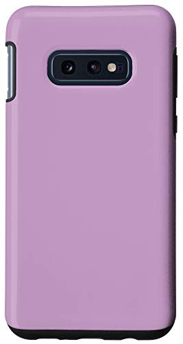 Galaxy S10e Light Lilac Simple Plain Blank Neutral Solid Color Case
