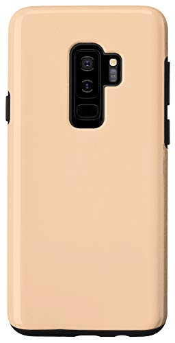 Galaxy S9 Peach Puff Simple Plain Blank Neutral Solid Color Case