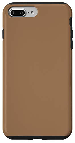 iPhone 7 Plus8 Plus Liver Chestnut Brown Simple Plain Blank Neutral Solid Color Case