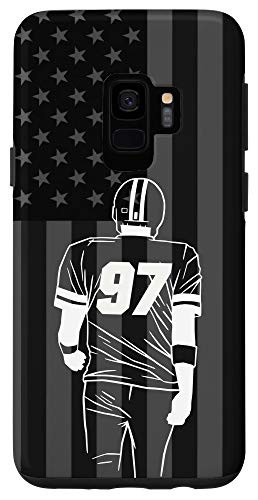 Galaxy S9 American Football Player Number 97 Case