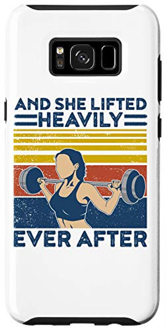Galaxy S8 Vintage She Lifted Heavy Weightlifting Fitness Gym Gift Case Galaxy S8 Vintage She Lifted Heavy Weightlifting Fitness Gym Gift Case