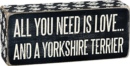 Primitives by Kathy Paw Print Trimmed Box Sign 2.5 x 6-Inches Yorkshire Primitives by Kathy Paw Print Trimmed Box Sign 2.5 x 6-Inches Yorkshire