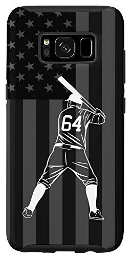 Galaxy S8 Baseball Softball Player Number 64 Case