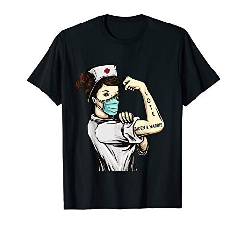 Biden Harris 2020 - Joe Biden Kamala Harris Nurse Girl T-Shirt