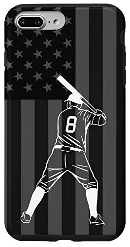 iPhone 7 Plus8 Plus Baseball Softball Player Number 8 Case