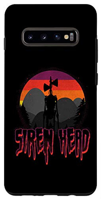 Galaxy S10 Scary Siren Head vintage sunset meme gifts Case