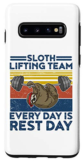 Galaxy S10 Funny Sloth Gifts Lifting Team Weightlifting Fitness Gym Case Galaxy S10 Funny Sloth Gifts Lifting Team Weightlifting Fitness Gym Case