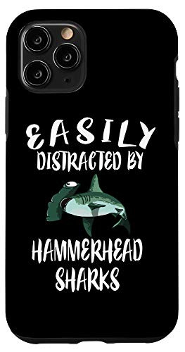iPhone 11 Pro Easily Distracted By Hammerhead Sharks Case