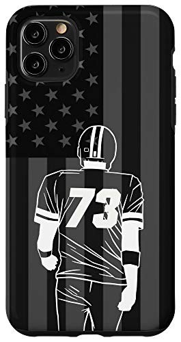 iPhone 11 Pro Max American Football Player Number 73 Case