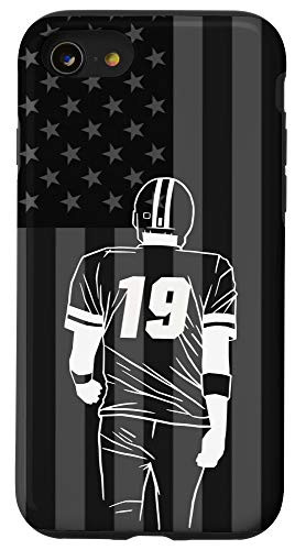iPhone SE 2020  7  8 American Football Player Number 19 Case