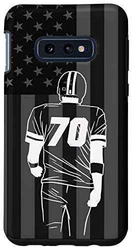 Galaxy S10e American Football Player Number 70 Case