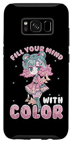 Galaxy S8 Pastel Goth Girl Color Mind Aesthetic Grunge Case