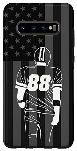 Galaxy S10 American Football Player Number 88 Case