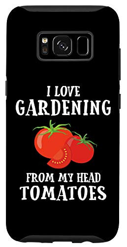 Galaxy S8 Vegetable Gardening Funny Head Tomatoes Case
