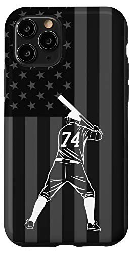 iPhone 11 Pro Baseball Softball Player Number 74 Case