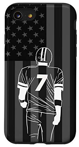 iPhone SE 2020  7  8 American Football Player Number 7 Case